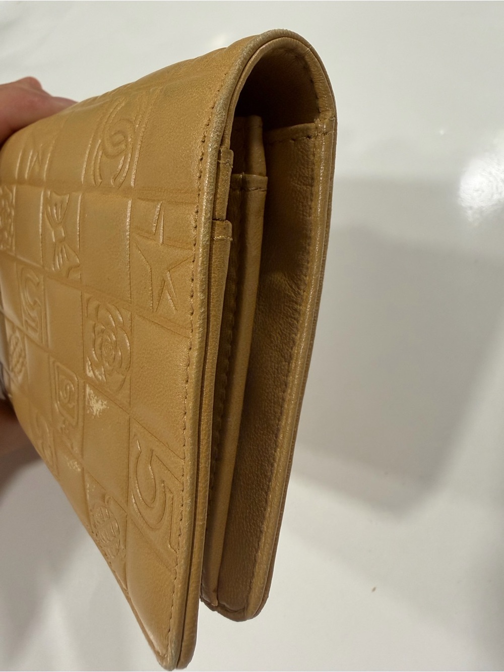 ✨ Authentic Chanel Icon Lucky Symbols Bi-Fold long wallet ✨ w/Entrupy COA - Picture 10 of 13